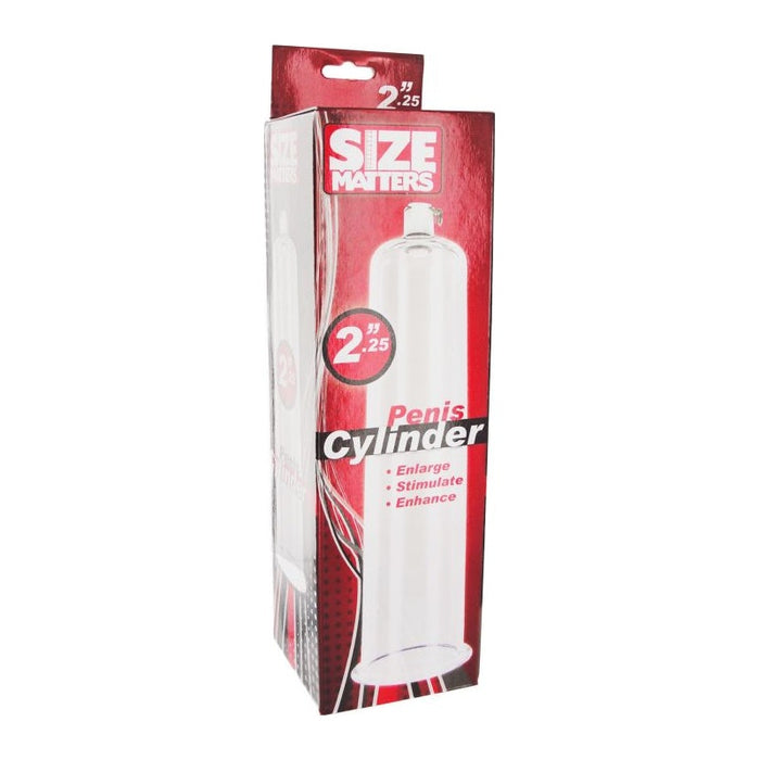 Size Matter Penis Pumping Cylinder 2.25in, Clear