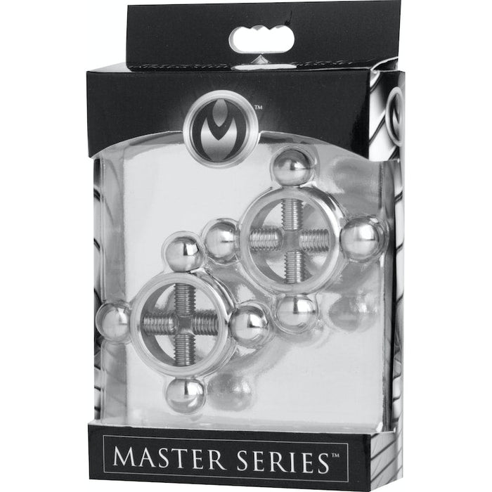 Master Series Rings Of Fire Stainless Steel Nipple Press Set