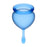 Satisfyer Feel Confident Menstrual Cup Dark Blue 2pcs