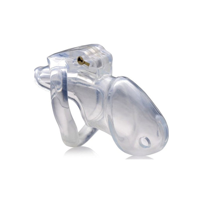 Master Series Clear Captor Chastity Cage, Medium