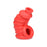 Dark Chamber Silicone Chastity Cage Red