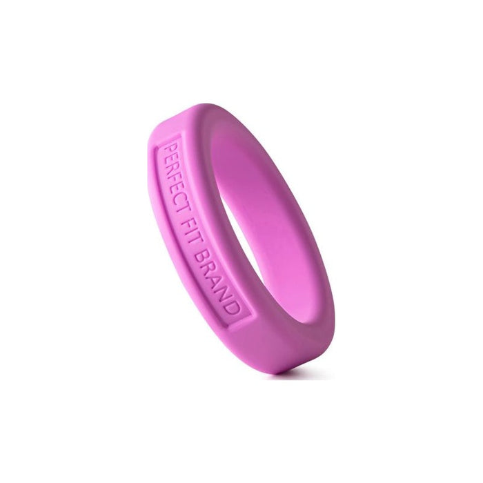 Perfect Fit Classic Silicone Medium Stretch Penis Ring, 36mm, Pink