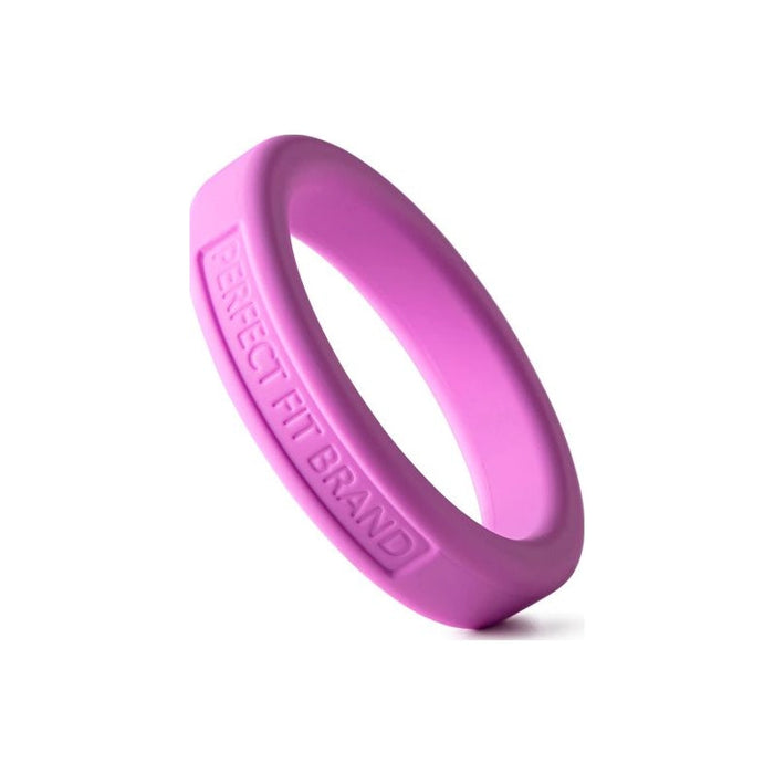 Perfect Fit Classic Silicone Medium Stretch Penis Ring, 44mm, Pink