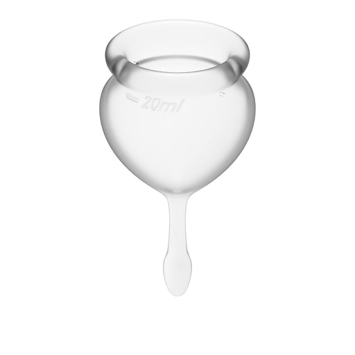 Satisfyer Feel Good Menstrual Cup Transparent 2pk