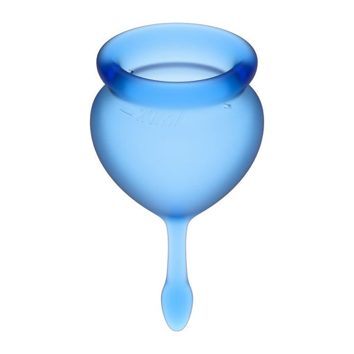 Satisfyer Feel Confident Menstrual Cup Dark Blue 2pcs