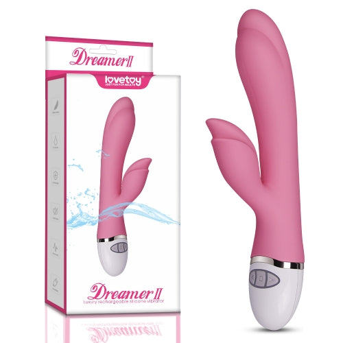 Lovetoy Dreamer II 7 Speed Rechargeable Vibrator Pink
