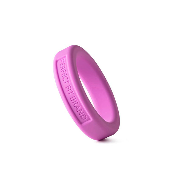 Perfect Fit Classic Silicone Medium Stretch Penis Ring, 36mm, Pink