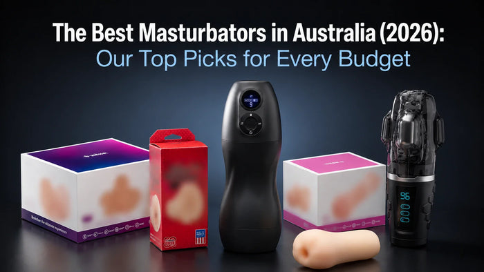 A selection of masturbators with text: 