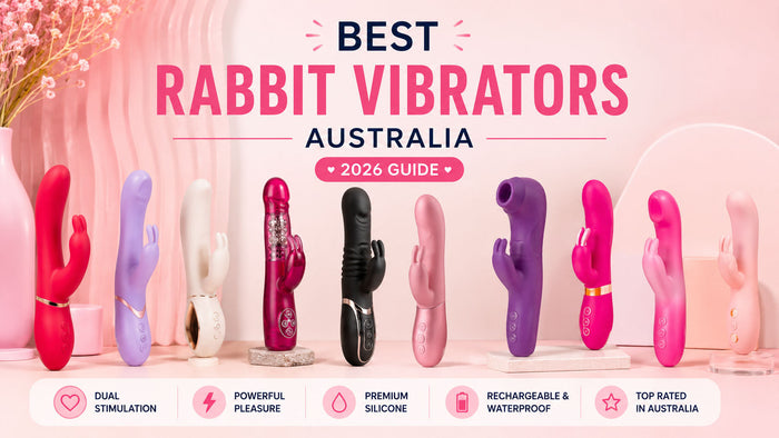Colourful rabbit vibrators displayed together for a 2026 buying guide