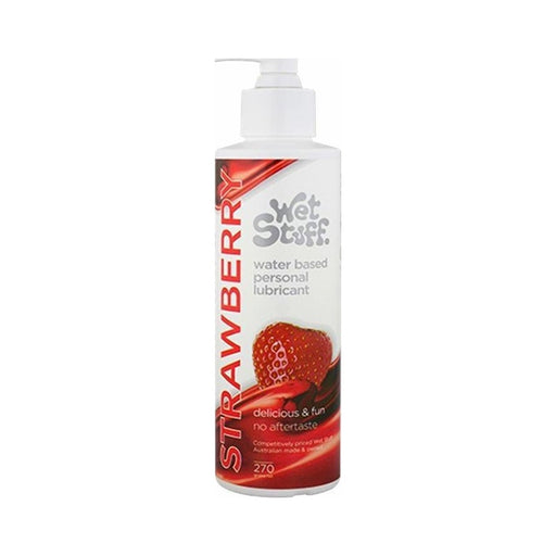 Wet Stuff Strawberry Water-based Lubricant, 270g