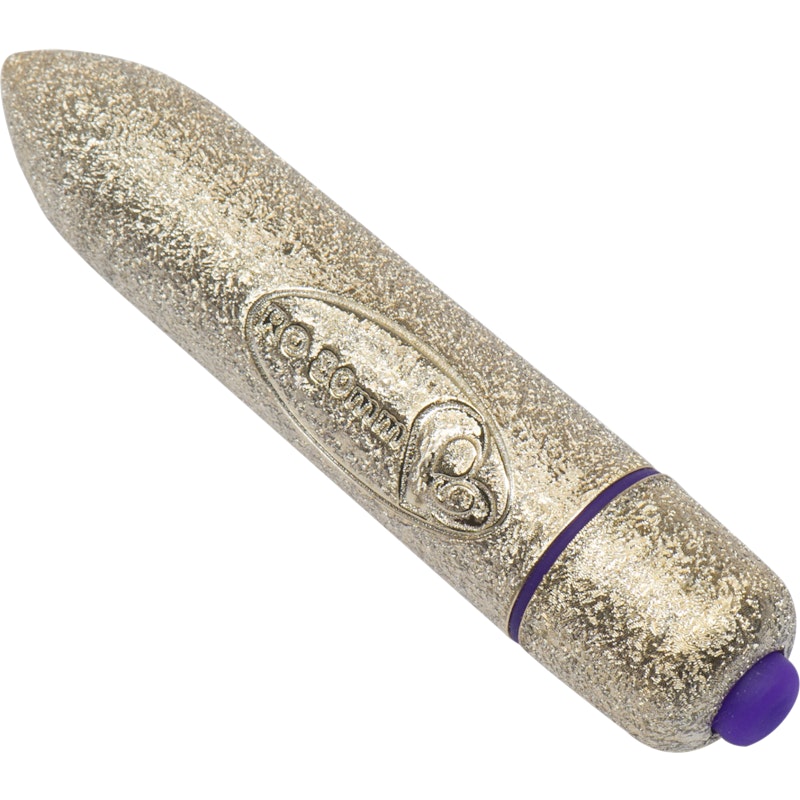 Rocks Off RO-80mm 7 Speed Precious Vibrating Bullet, Gold
