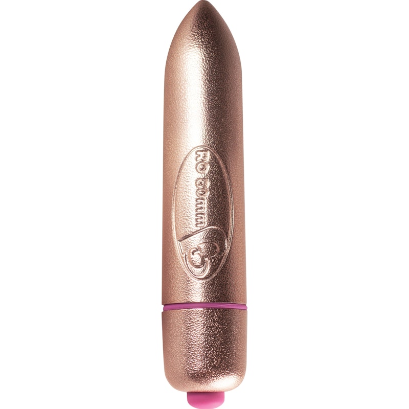 Rocks Off RO-80mm 7 Speed Precious Vibrating Bullet, Gold