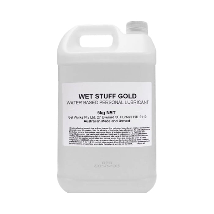 Wet Stuff Gold Water-Based Personal Lubricant, 5Kg