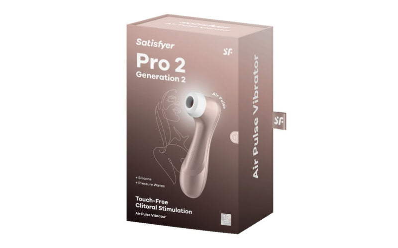 Satisfyer Pro 2 G2 Air Pulse Clitoral Stimulator, Rose Gold