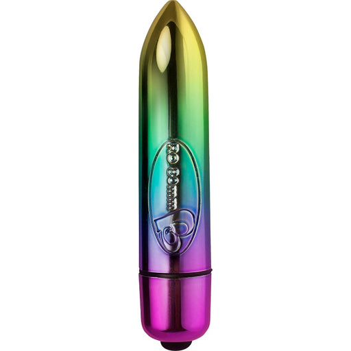 Rocks Off RO-80mm 7 Speed Rainbow Vibrating Bullet, Mixed