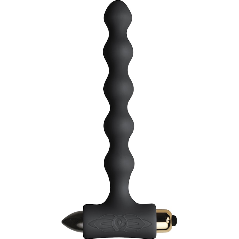 Rocks Off Petite Sensations Pearls Butt Plug, Black