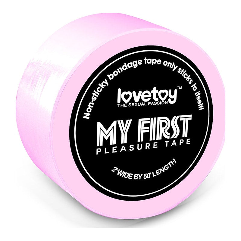 Lovetoy My First Non-Sticky Bondage Tape, Pink/Red/Black2