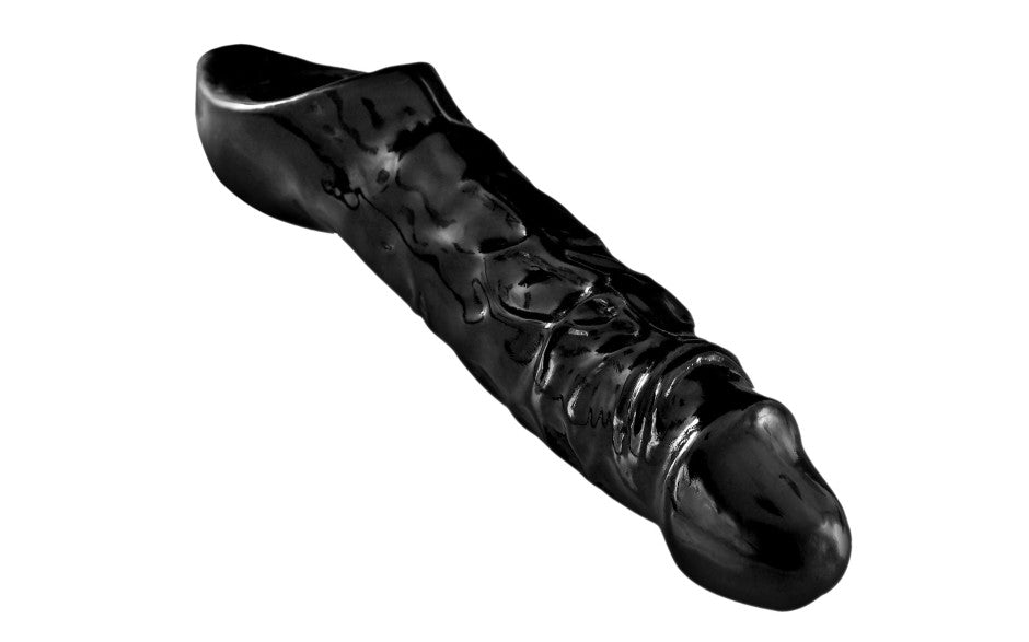 Master Series Mamba Cock Sheath, 6.5"/17cm, Black