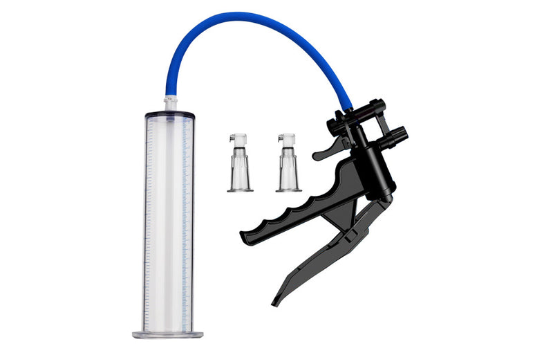 LuvPump OptiMax Nipple, Clit & Penis Pump Kit, Clear