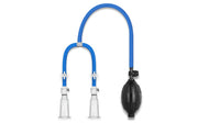 LuvPump Nipple Cylinders with Bulb Pump, Medium, Clear
