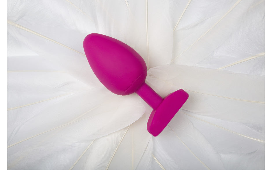 Gvibe Gplug Bioskin Butt Plug, Large (3.9cm), Raspberry