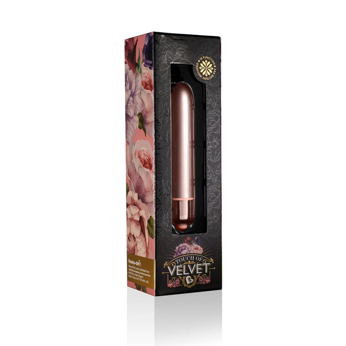 Rocks Off RO-90 Touch of Velvet Rose Bloom Vibrator, Rose
