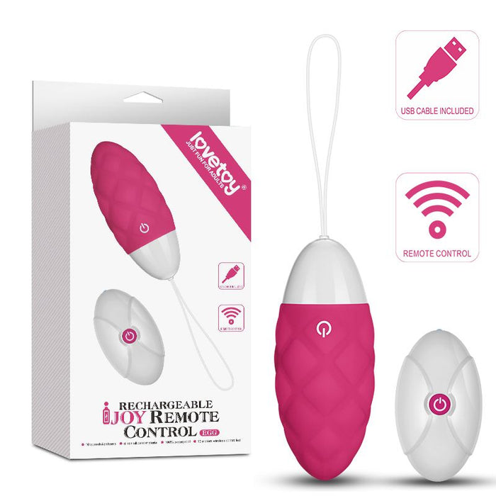 IJOY Wireless Remote Control Rechargeable Egg, PInk