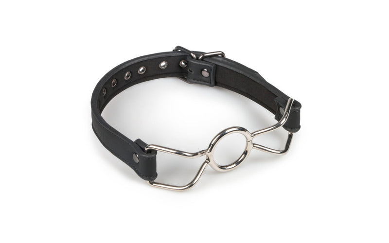 Easy Toys Metal O-Ring Mouth Gag, Black