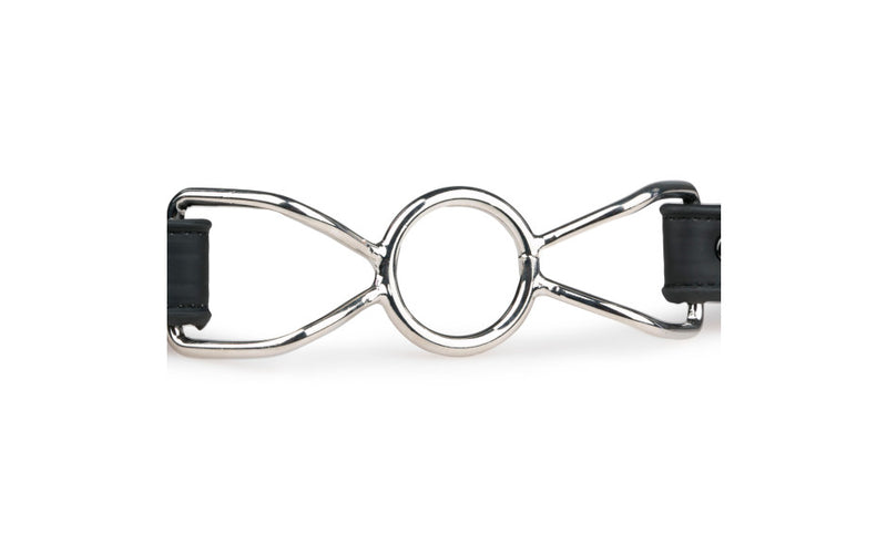 Easy Toys Metal O-Ring Mouth Gag, Black