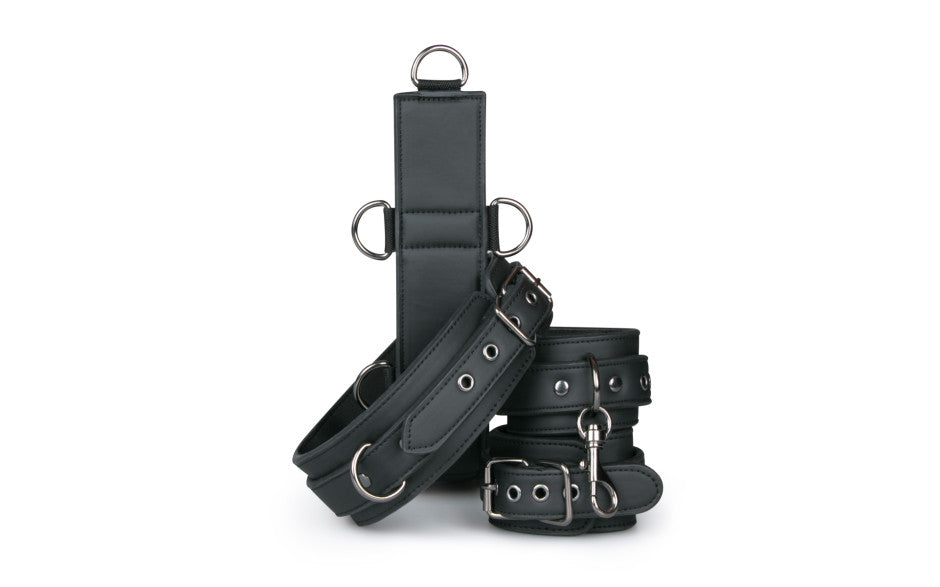 Fetish Collection Neck and Wrist Restraint Kit, Black