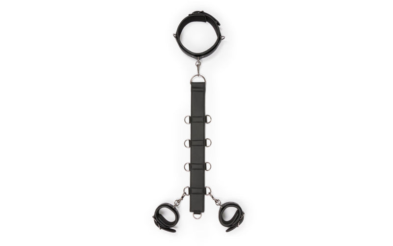 Fetish Collection Neck and Wrist Restraint Kit, Black