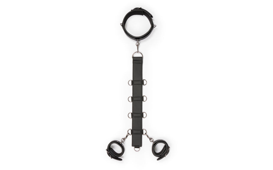 Fetish Collection Neck and Wrist Restraint Kit, Black