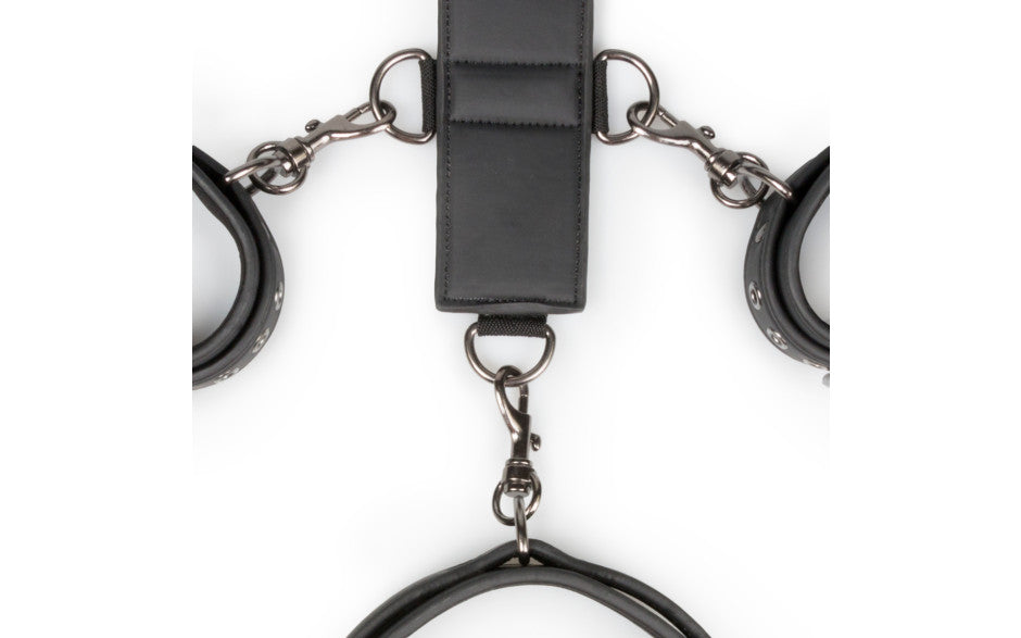 Fetish Collection Neck and Wrist Restraint Kit, Black