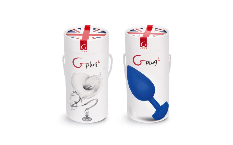 Gvibe Gplug Butt Plug, Large, Navy Blue