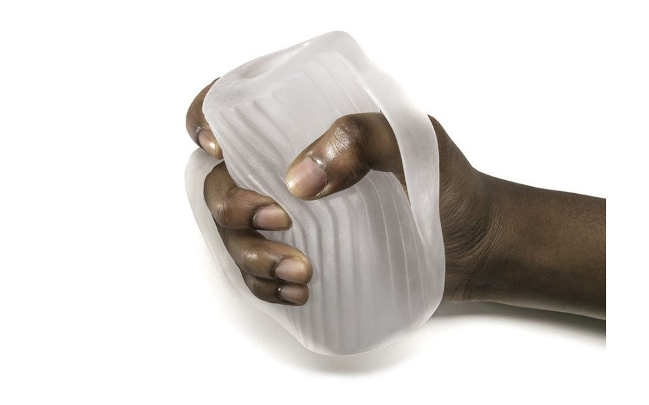 PerfectFit Gripped Male Masturbator, Clear