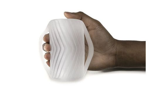 PerfectFit Gripped Male Masturbator, Clear