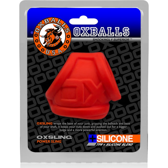 OxBalls Oxsling Cocksling, Red Ice