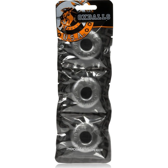 OxBalls Ringer Cockring, 3-Pack, Steel