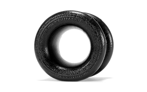 Top view of the OxBalls NEO Short silicone ball stretcher showing the inside opening.