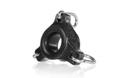 Side profile of the OxBalls SLUNG silicone weighted ball stretcher showing the attachment points.