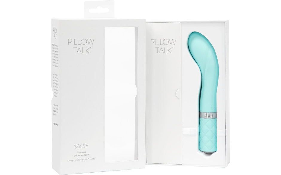 Pillow Talk Sassy Rechargeable Vibrator, Teal