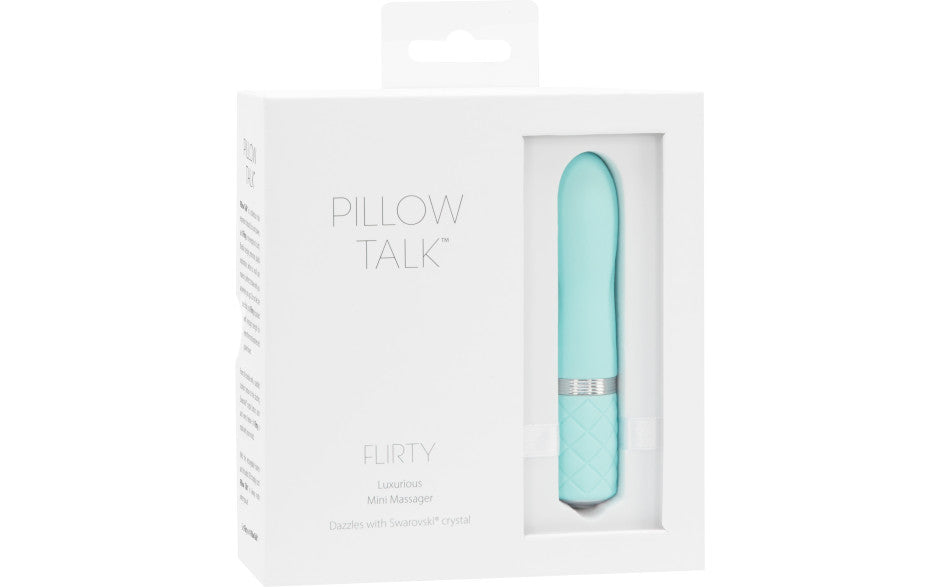Pillow Talk Flirty Rechargeable Vibrator, Teal