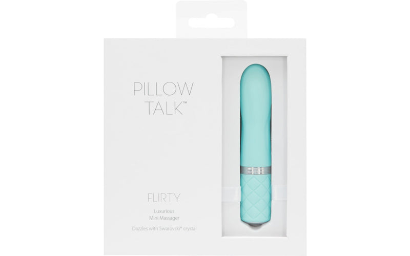 Pillow Talk Flirty Rechargeable Vibrator, Teal