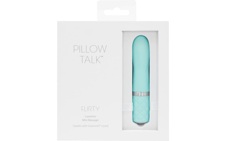 Pillow Talk Flirty Rechargeable Vibrator, Teal