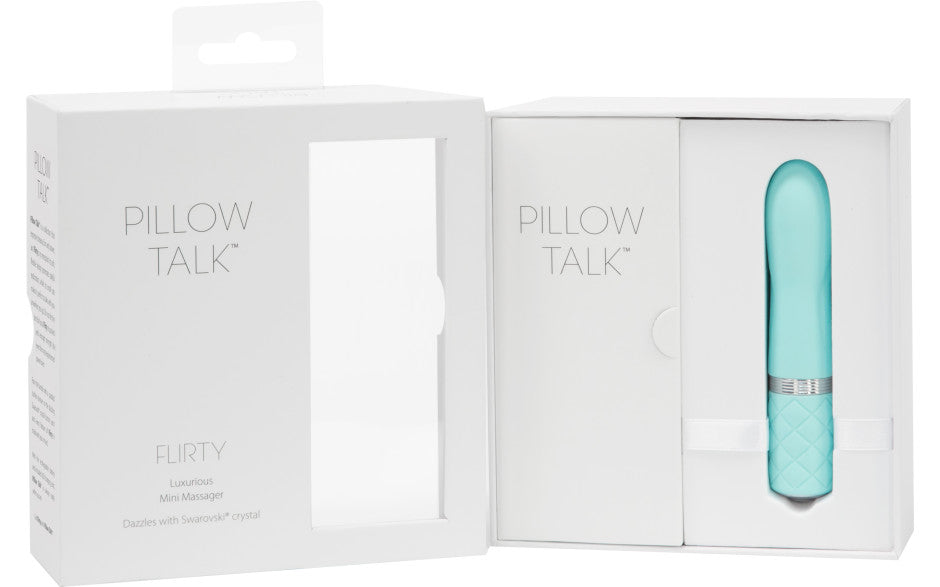 Pillow Talk Flirty Rechargeable Vibrator, Teal