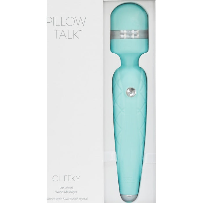 Pillow Talk Cheeky Wand Vibrator, Teal