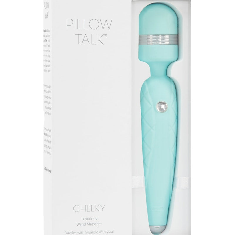 Pillow Talk Cheeky Wand Vibrator, Teal