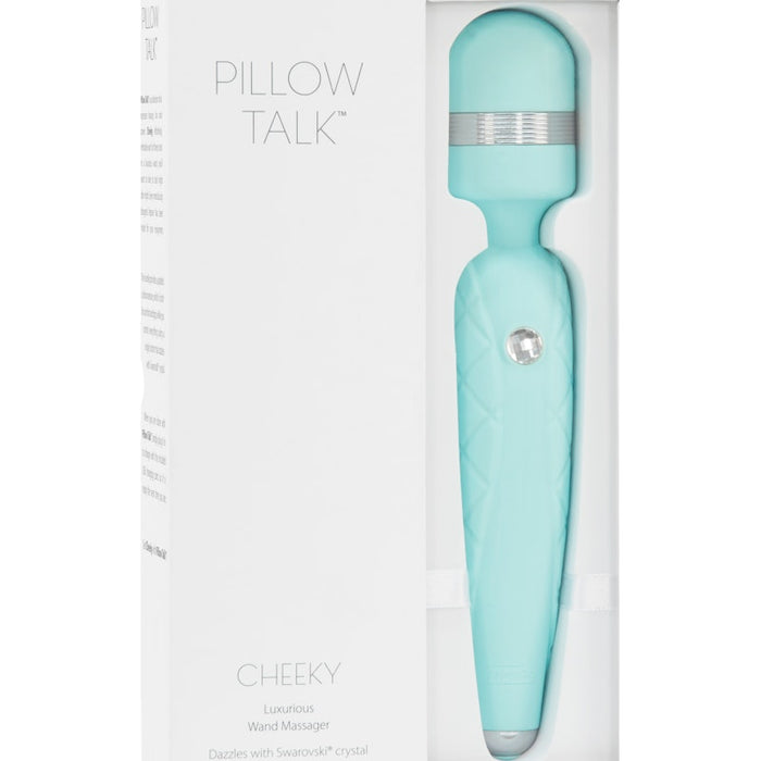 Pillow Talk Cheeky Wand Vibrator, Teal