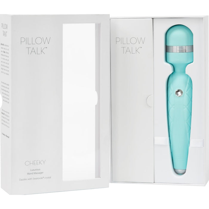 Pillow Talk Cheeky Wand Vibrator, Teal