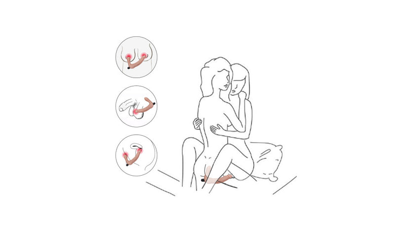 Lovetoy IJOY Rechargeable Strapless Strap on 8.25"/21cm, Vanilla